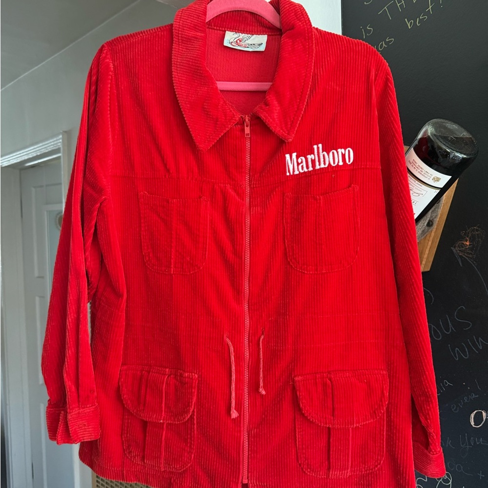 Marlboro Women's Red Corduroy Jacket